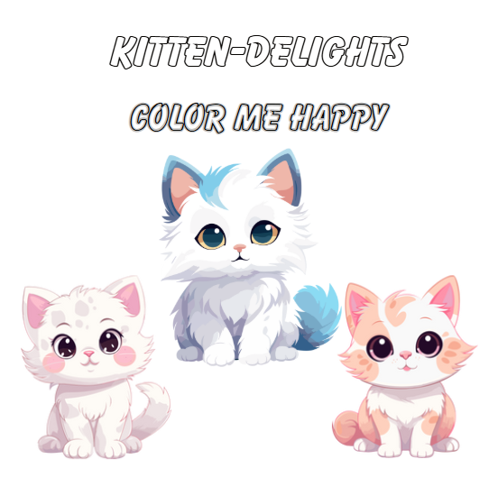 Kitten Delights- Color me happy - CraftsyWay