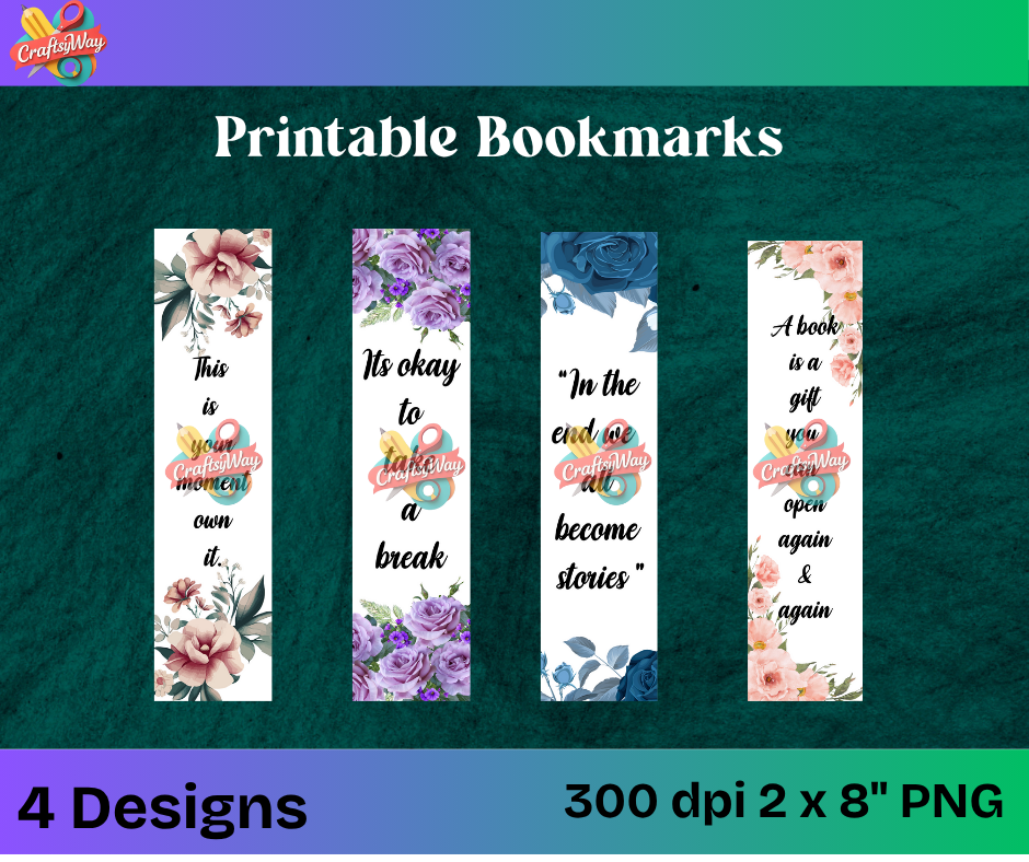 Inspirational quotes Bookmarks - CraftsyWay