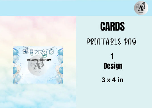 Baby Giveaway Card - CraftsyWay
