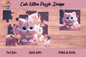 Cute Kitten Puzzle Design