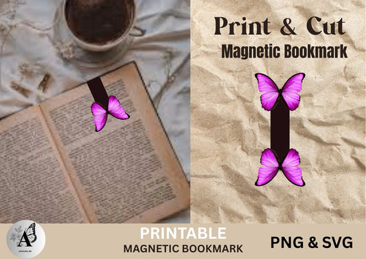 Butterfly Magnetic Bookmarks - CraftsyWay
