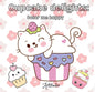 Cupcake Coloring book - CraftsyWay