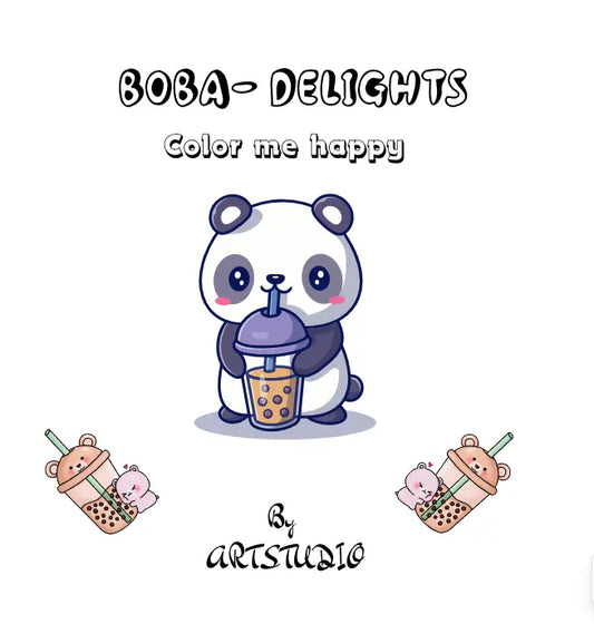 Boba Coloring book - CraftsyWay