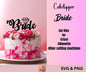 Bride Caketopper - CraftsyWay