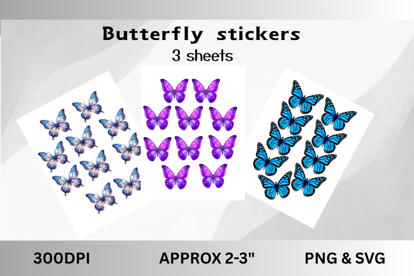 Butterfly stickers