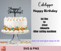 Happy Birthday Butterfly Cake Topper - CraftsyWay