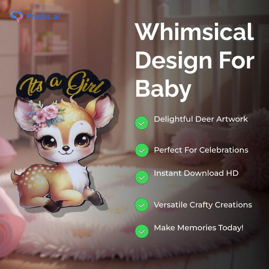 Banner (It's a girl) - CraftsyWay
