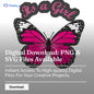 It's a Girl Butterfly Banner - CraftsyWay