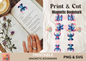 Stitch Magnetic Bookmarks - CraftsyWay